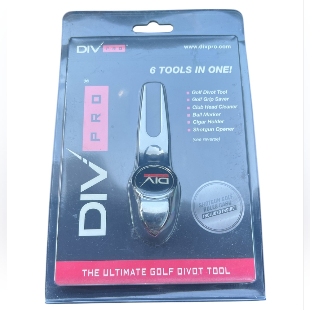 DivPro 6-in-1 Golf Tool in Blister Pack (DIV-PRO)